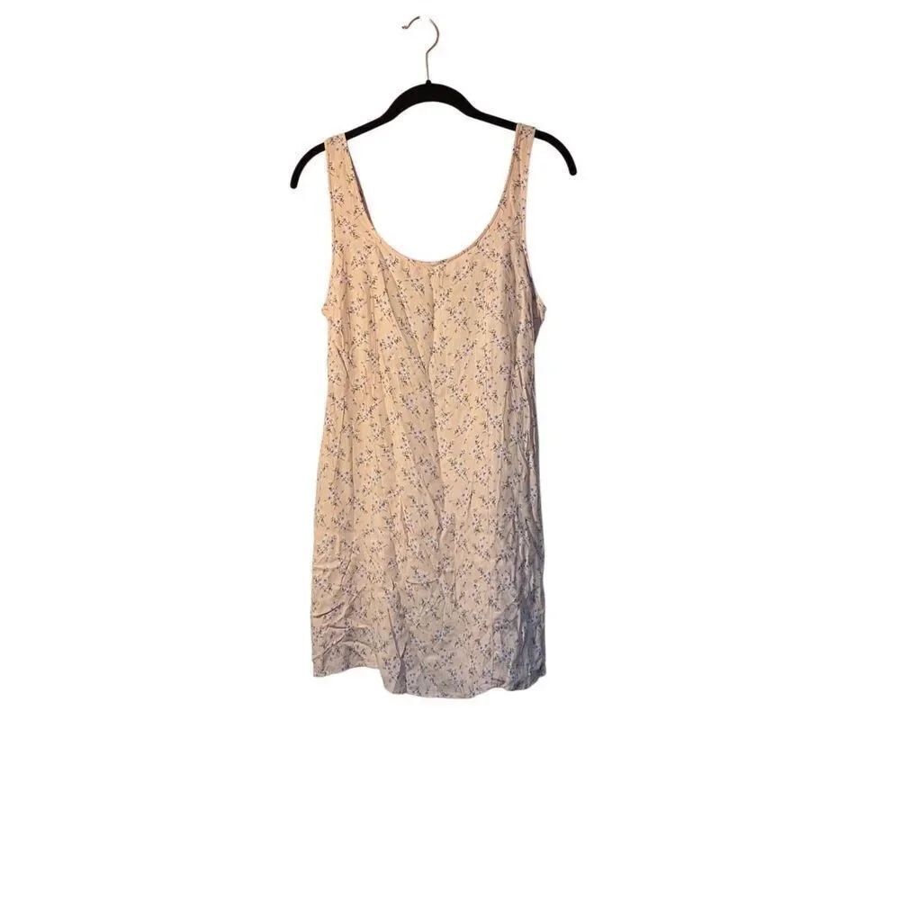 American Eagle Woman’s Pink Floral Fully Lined Mini Dress Size Medium